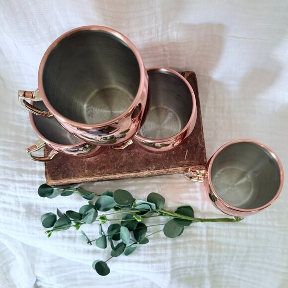 Set of 4 EcoOne Copper Mugs - 16 oz | Moscow Mule Mugs | New - Picture 10 of 15